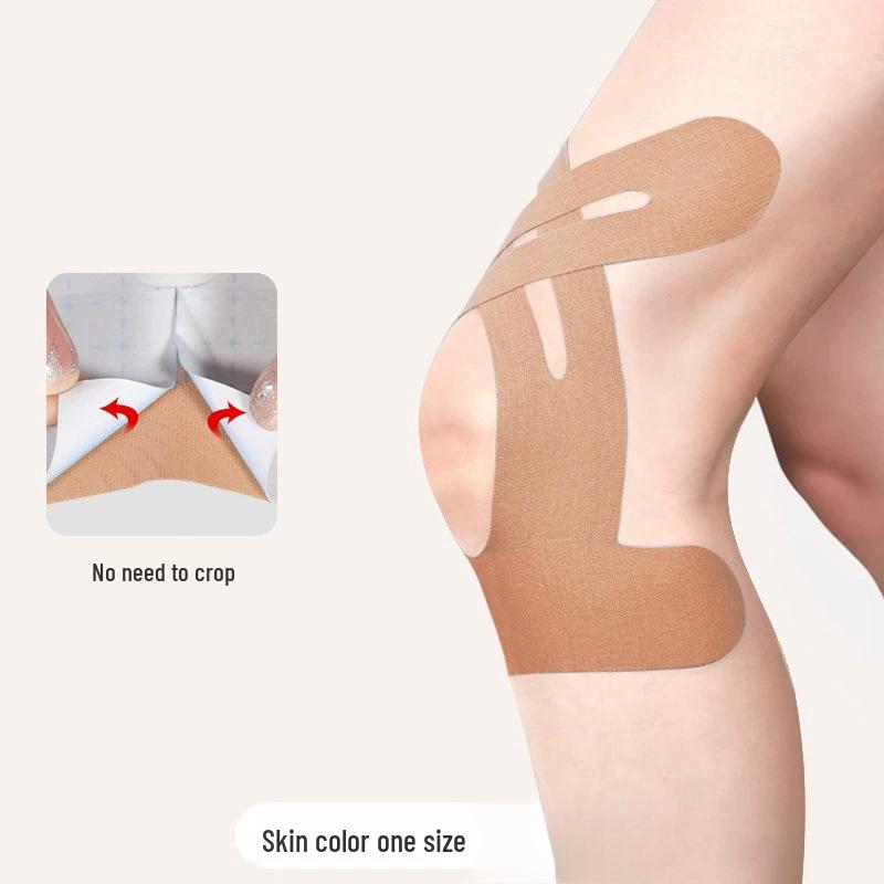 Кинезиотейп для спортсменов для поддержки мышц – Идеально подходит для колена и надколенника, марафонского бега и спортивных мероприятий