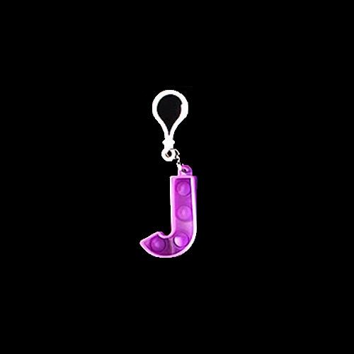 Радуга Push Pops Bubble Fidget Toys Брелок Его Popite Антистресс Сенсорная игрушка Анти-тревога Игрушки для снятия стресса Дети Оптовая