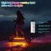Аккумуляторный скутер Светодиодные огни Многоцветная RGB-лента Подсветка днища Ночная езда