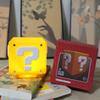 Super Mario Bros Led Question Mark Brick Night Light Usb Charging Desk Lamp Light For Kids Birthday X-Mas Gifts