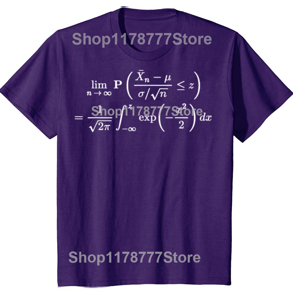 Funny Central Limit Theorem Probability Statistics Data Science T Shirts Gifts Mens Fashion Casual Loose Oversized T Shirt