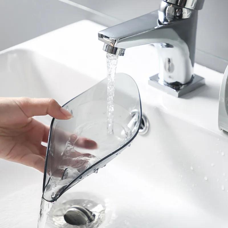 Мыльница для ванной в форме листа, мыльница для кухни, мыльница с противоскользящим покрытием, контейнер для мыла, аксессуары для ванной комнаты