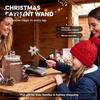 Holiday Shopping Accessory Christmas Tap Wand for Credit Card, Contactless Payment Tool with Festive Snowflake Portable Card Holder Gingerbread
