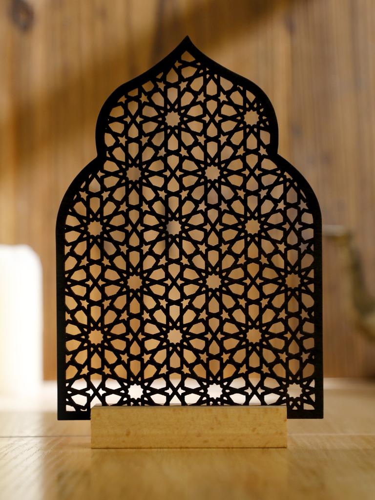 1 шт. Рамаданские украшения Полые деревянные украшения Ид Мубарак Счастливого Рамадана мусульманский декор Рамадан Карим Праздничные украшения