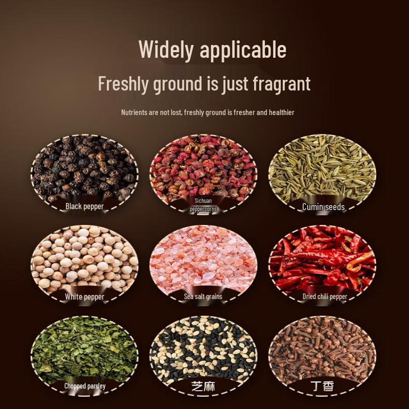 Premium Stainless Steel Manual Spice Grinder