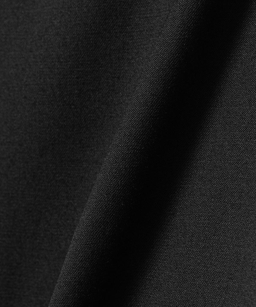 NONBLANK Merino Wool Semi-Wide Fit Slacks_Black