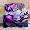 Cartoon Anime Jujutsu Kaisen Throws Blanket Soft Featuring Yuji Megumi Obara and Satoru Gojo Blanket for Travel Beding Bed
