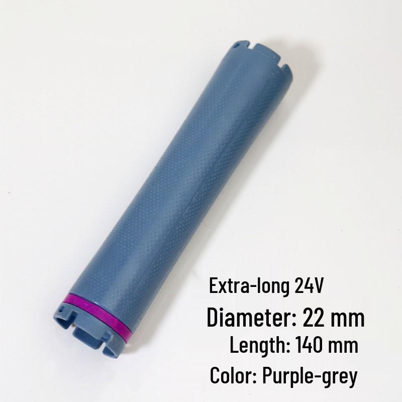24V Long French Curl Perm Rods, 14cm, Double Hole Digital Curlers