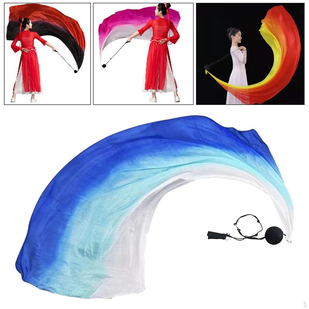 Belly Dance Ball Poi Streamer Set Dancing Scarf for Fancy Dress