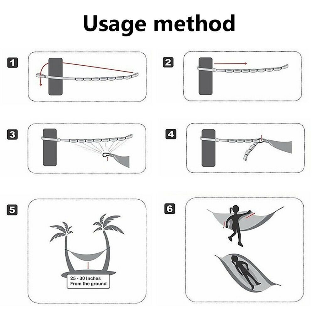 Tree Extension Hammock Accessories Outdoor Hanging Straps Loop Hang Bed Belt Hammock Straps
