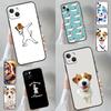 Чехол для телефона с изображением Джек-рассел-терьера Для iPhone 16 15 14 11 12 Mini 13 Pro Max X XR XS Max Plus Мягкий чехол-оболочка