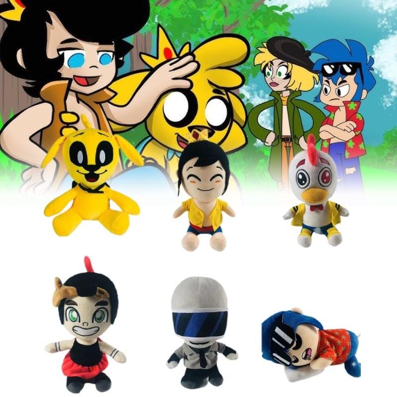 Очаровательная плюшевая игрушка Маска Желтого Пса Майккрека 25 см Мягкая и Удобная для Детей