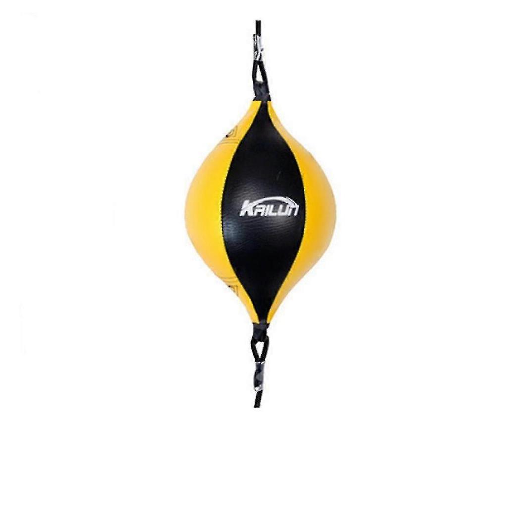 Leather Speed Ball Hanging Boxing Punching Ball,for Gym Mma Punch Bag - Ya