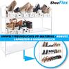 SHOEFLEX Shoe Stacker, органайзер для обуви, держатель для обуви для обувного шкафа, папка для обуви