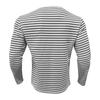 Spring Autumn Fashion Long Sleeve Men's T-shirts Button Henry Collar T Shirt For Men Vintage Striped Tees Tops
