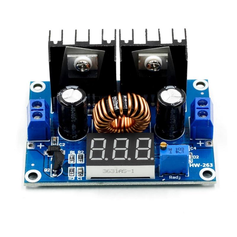 DC 4-38V 8A Voltage Regulator Module Digital PWM Adjustabl DC-DC Step Down Voltage Regulator XL4016E1 XH-M404