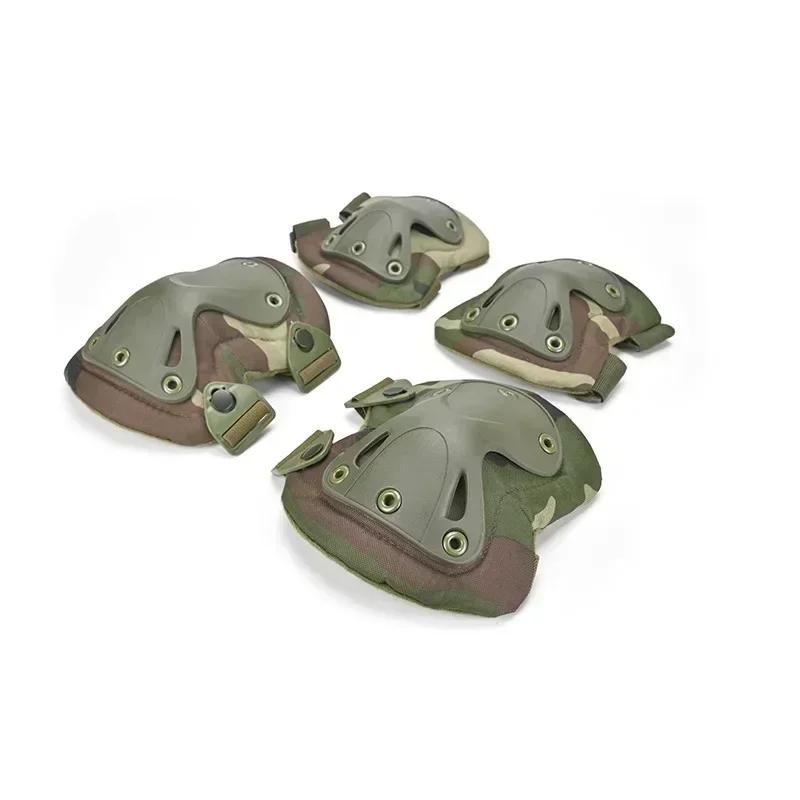 Наружное тактическое защитное снаряжение наколенники налокотники для защиты при езде на велосипеде на открытом воздухе, альпинизме и пешем туризме