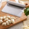 Stainless Steel Dough Cutter Curled Edge Pastry Spatula Multifunctional Pizza Scraper  Bread