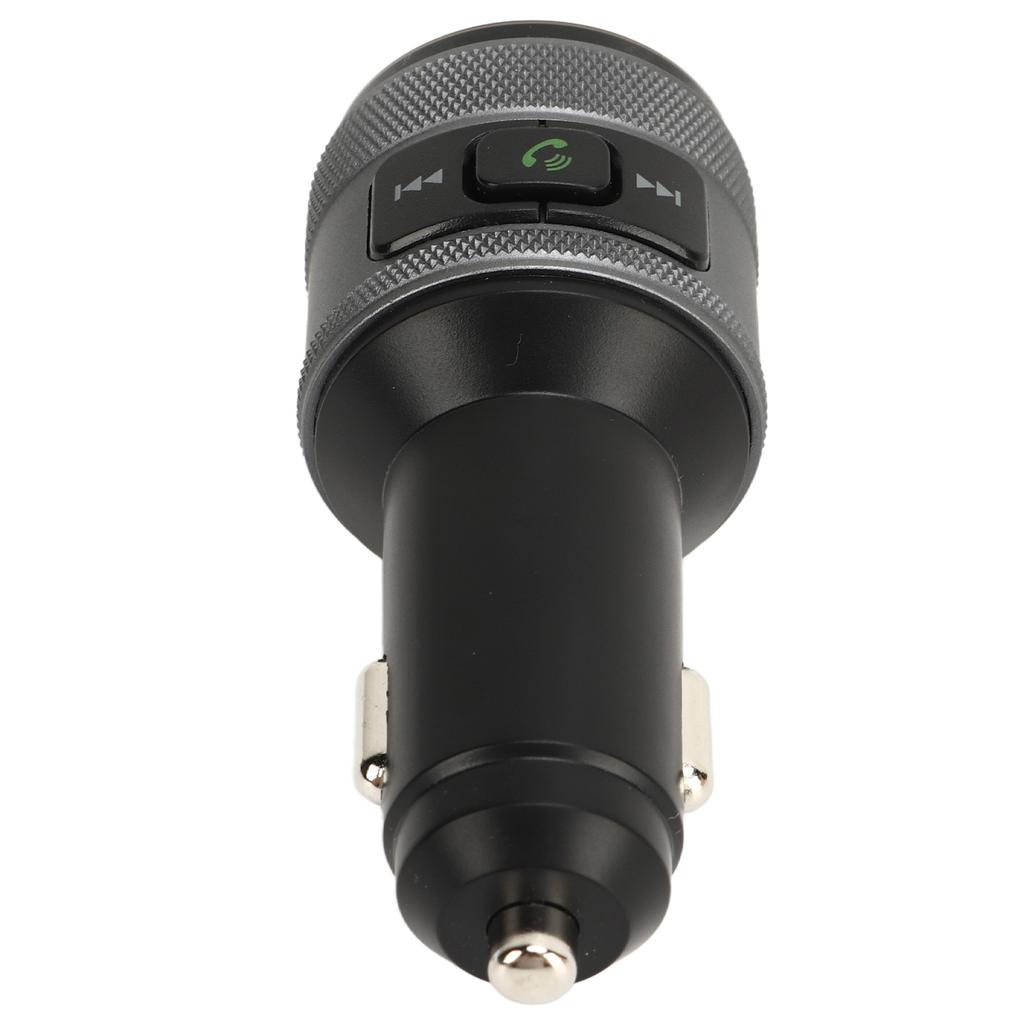 Bluetooth FM Transmitter QC3.0 Fast Charging CVC Noise Cancellation Handsfree Calling Car Music Player