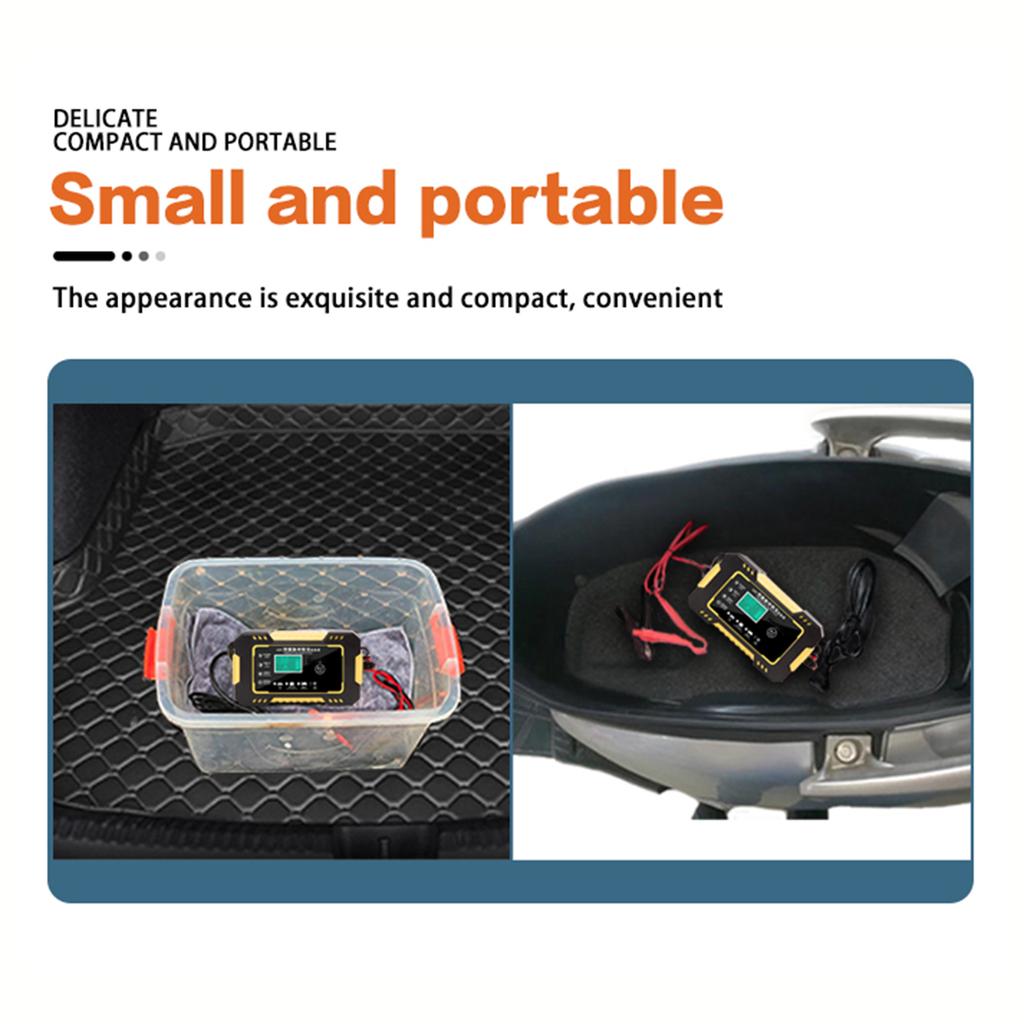 Полностью автоматическое зарядное устройство для автомобильного аккумулятора 12 В 6 А