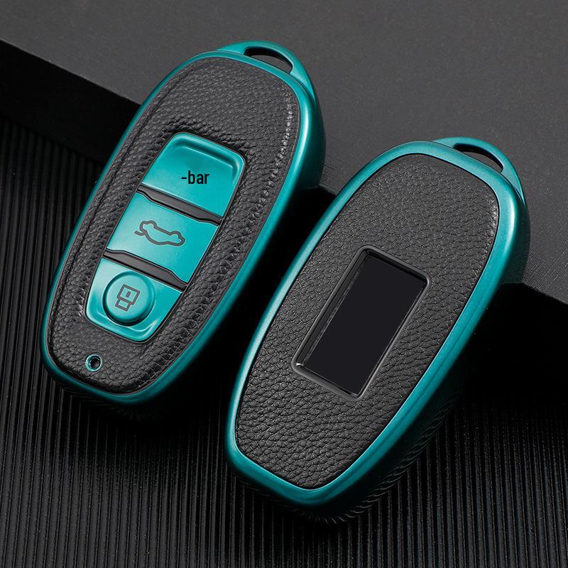 Кейс для ключа FAW Hongqi H7: Премиальная кожаная оболочка и стильная пряжка для мужчин и женщин