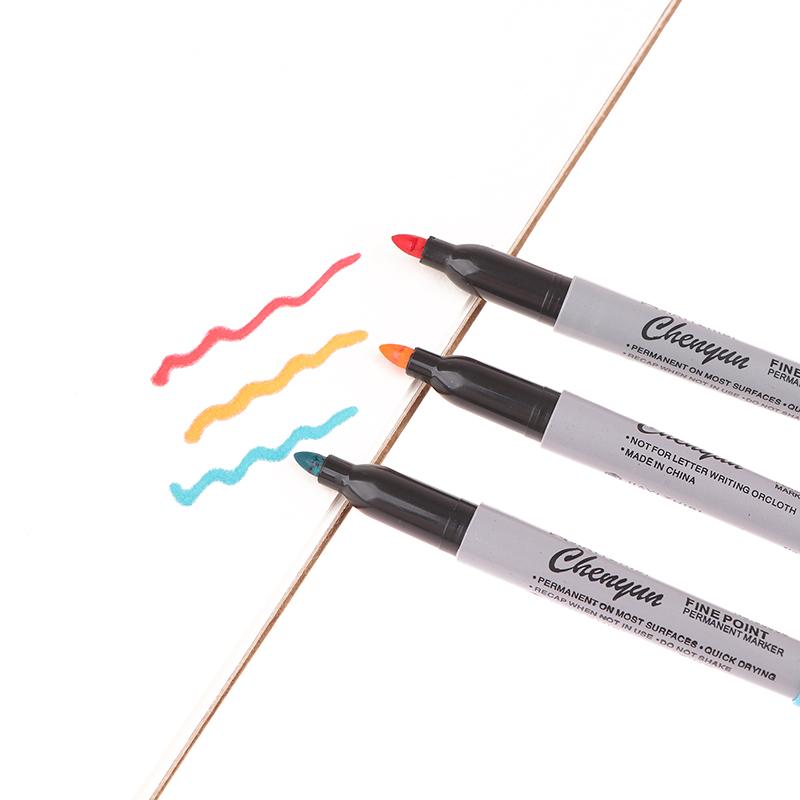 6/12 шт. микроблейдинг стираемый маркер для кожи ручка для татуировки эскиз перевод для боди-арта макияж аксессуары офис учеба принадлежности