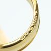 Used HERMES Scarf ring Saintur metal 6.7g gold Belt motif