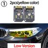 Car Front Headlight Yellow Daylight Led Board for BMW 5 Series G30 G31 M5 F90 Pre-LCI 2017 2018   Superbright Yellow DRL