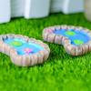 2Pcs/Set Lotus Pond Miniature Landscape Ornaments Garden Bonsai Decorations