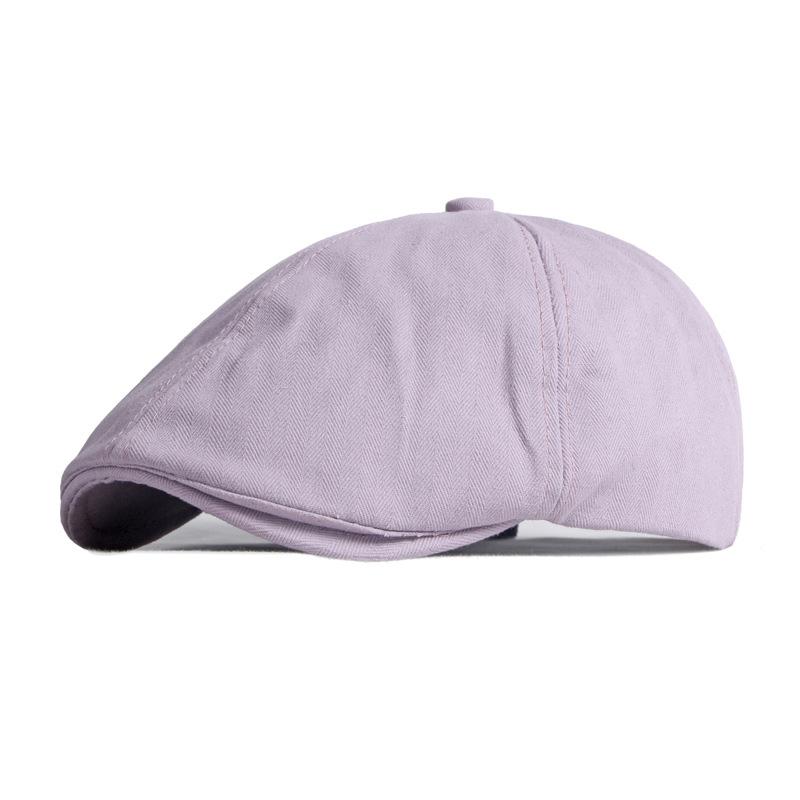 Cotton Newsboy Cap for Men British Retro Beret Women Six-Piece Forward Cap Gatsby Painters Hats Visor Hats Gorro Hombre Boina