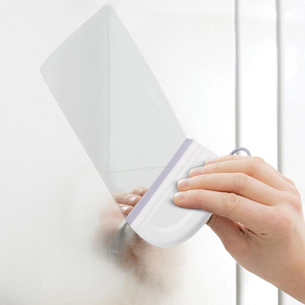 Бытовой скребок-швабра для мытья стекол в ванной комнате, силиконовый инструмент для чистки, многофункциональный скребок для ванной комнаты