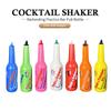 Flair Bartender Wine Bottle Cocktail Shaker Set For Professional Bartending Practice At Home Bar