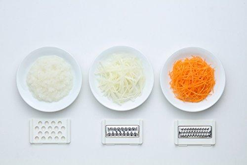 Измельчитель D&S с 5 лезвиями, Красный, Универсальный кухонный измельчитель с лопаткой, Ручной измельчитель продуктов, 900 мл, Стягивающий механизм для смешивания, DS.6973