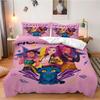 Постельное белье K-Pop Demon Hunters для фанатов, детей, машинная стирка, прочное, размеры кинг, квин, твин для K-pop девушек, домашний декор для спальни