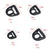 10pcs Black Durable Rope Adjustment Buckle 12~50mm Strap Webbing Buckle  Luggage Accessories