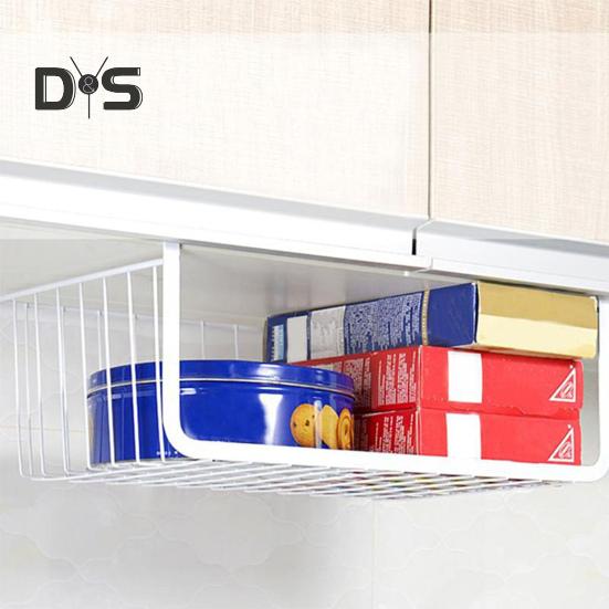 Подвесная корзина, прочная, выдерживает большую нагрузку, простая установка, органайзер для полок под шкафом, выдвижная корзина для хранения