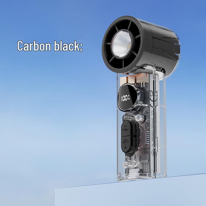 New High-Speed Turbo Mini USB Fan: Silent, Powerful, Long-Lasting, 100-Speed Handheld Cooler