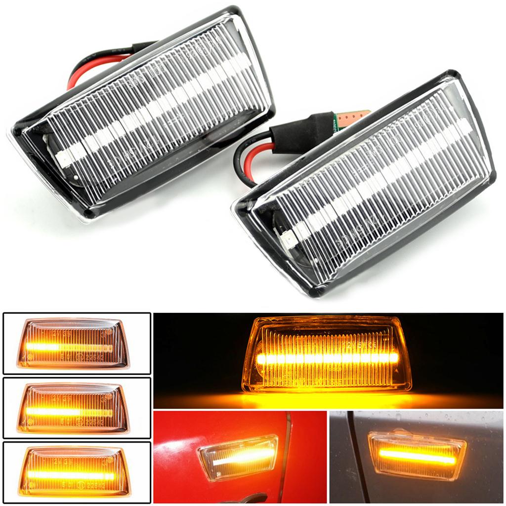 Turn Signal Light LED Dynamic Side Indicator Flowing Side Easy Installation Compatible for Astra H MK5 MK2 MK4 MK5 MK1