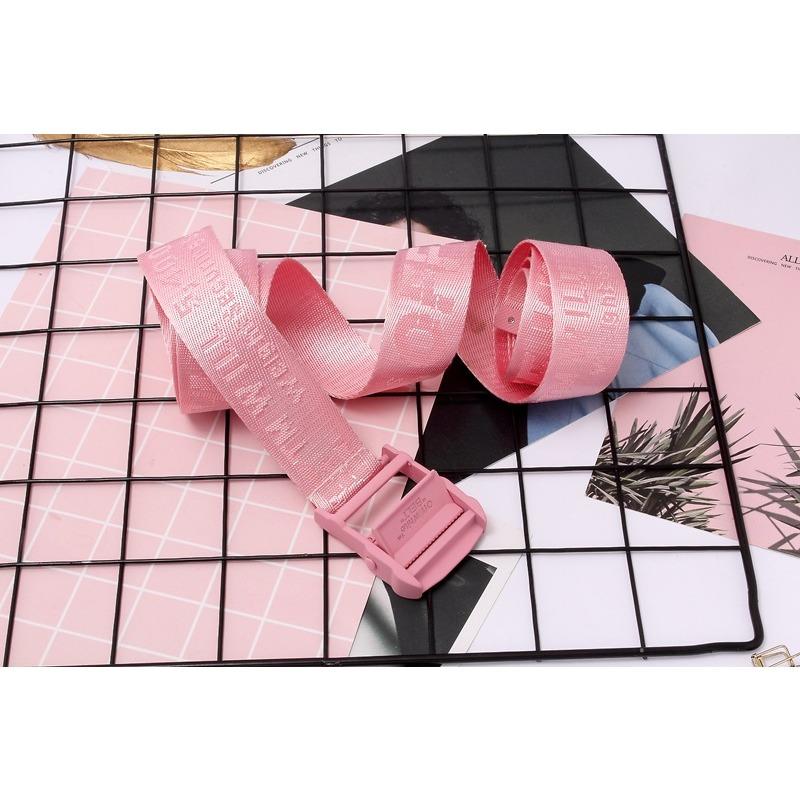 Новый холщовый ремень в индустриальном стиле OFF-white, тот же модный ремень