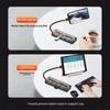 5 в 1 USB-адаптер типа C Hub с прозрачным дизайном для ноутбука ПК MacBook