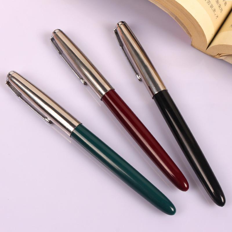 DIY Students Businessmen Red NEW Blue Black Fountain Pen Dedicated Hero Fine Nib 007 Beads Accessories
