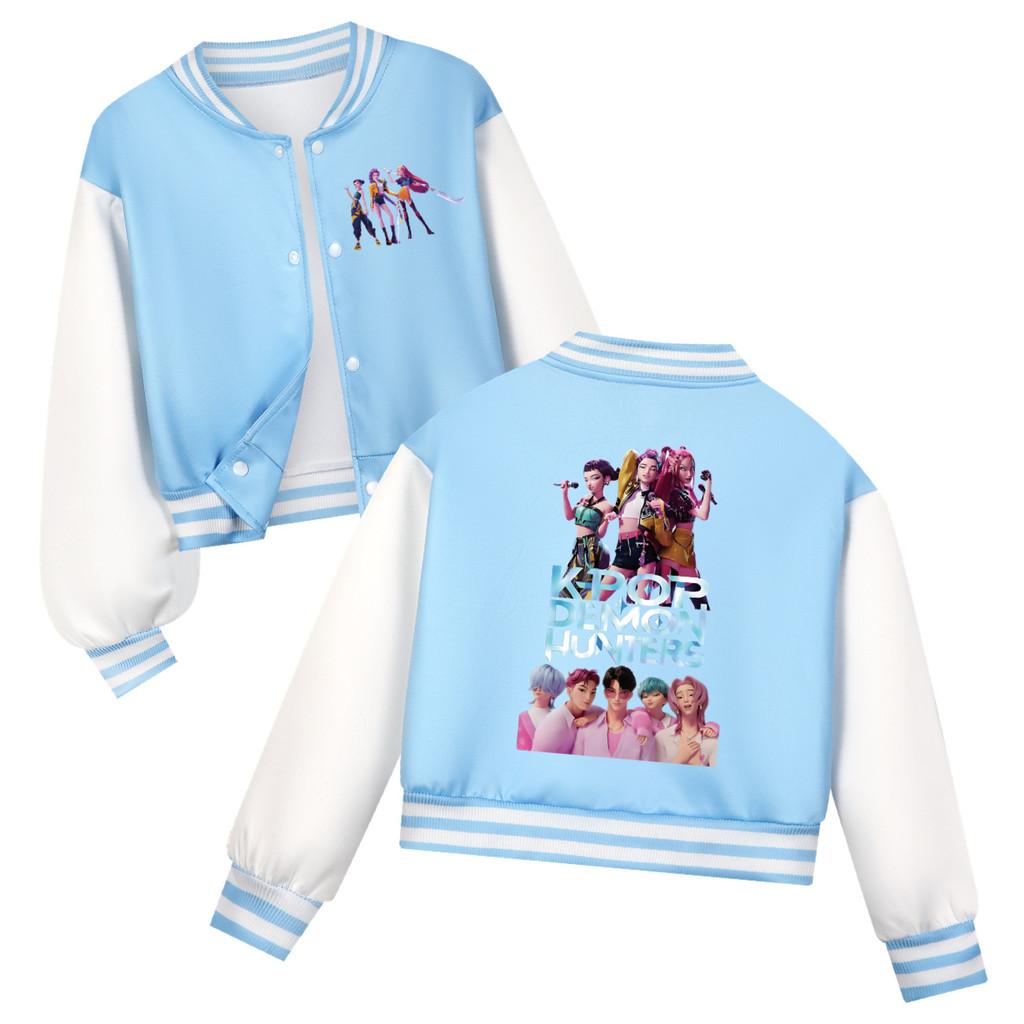 Детская куртка-бомбер с длинными рукавами и принтом аниме-мультфильма, поп-певицы, суперзвезды Руми Зои Миры