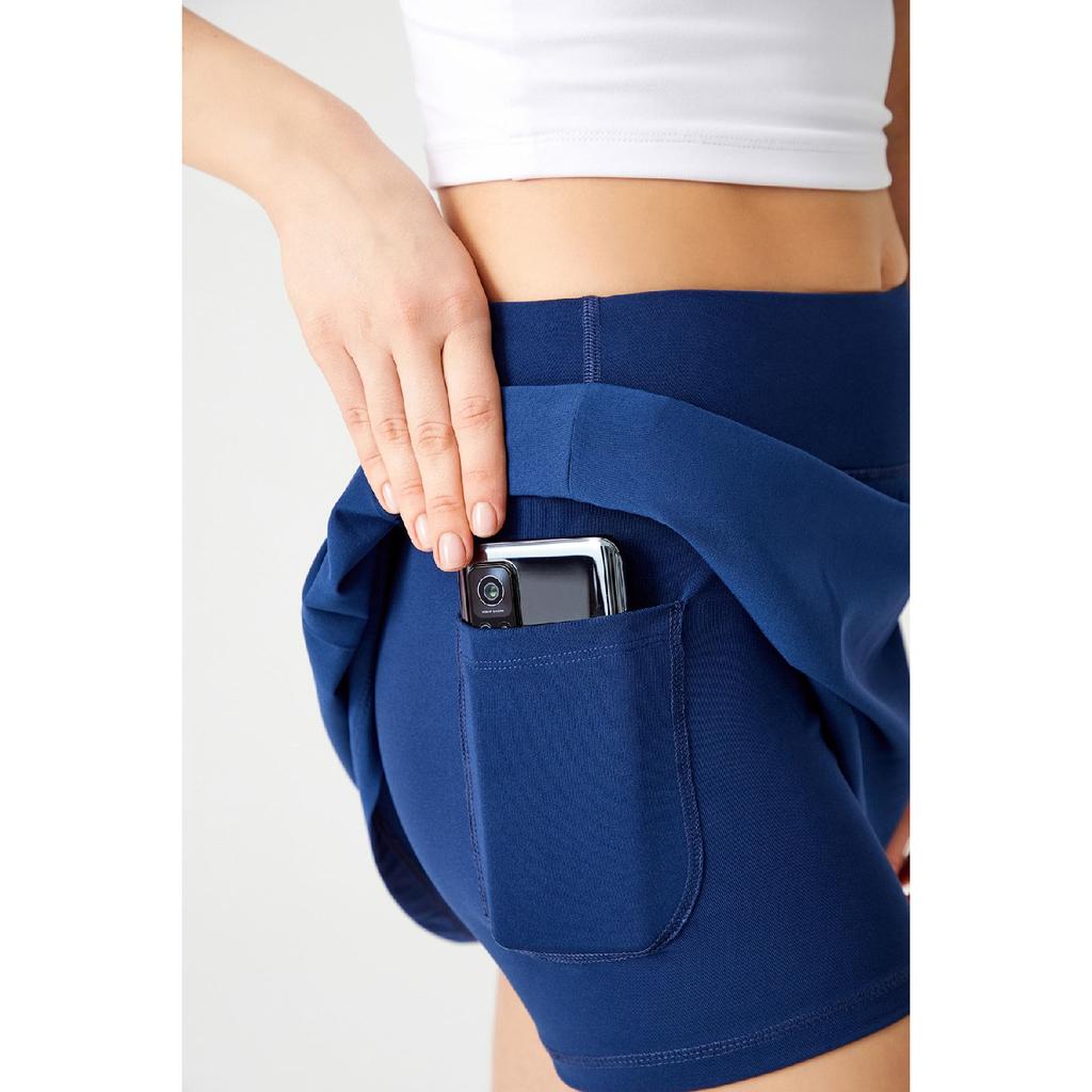 White 2 Layer Tennis Skirt - Shorts Skirt - Sports Skirt Tennis Skirt