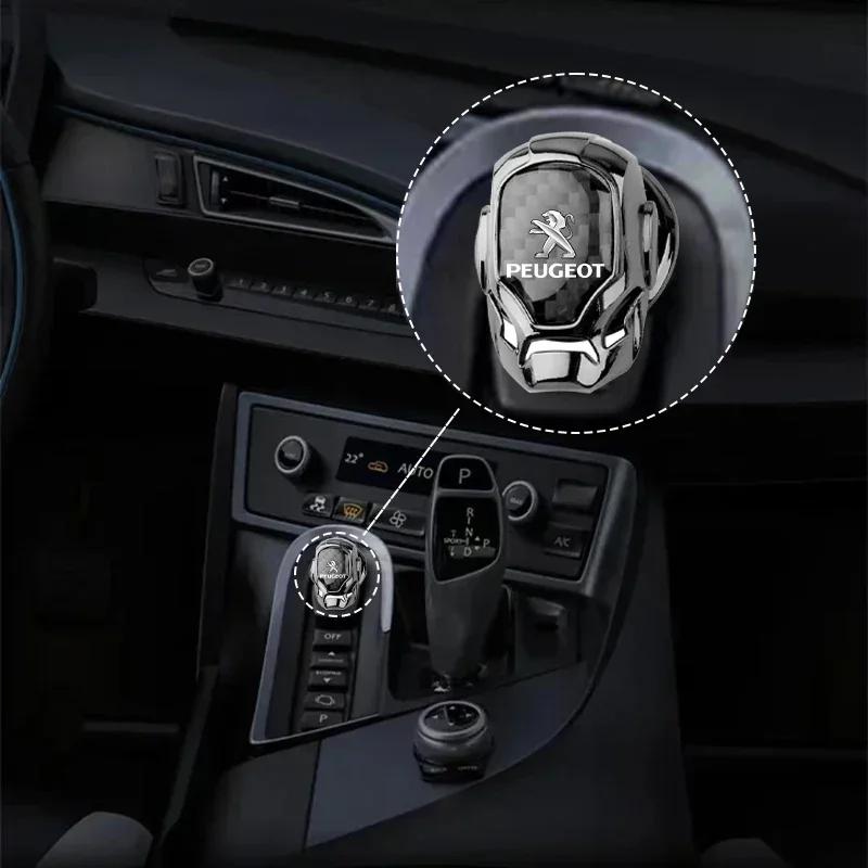 2026 Hot Car Sticker Car One-Click Start Buttons Protective Cover Decoration For Peugeot 407 508 2008 5008 307 308 3008 206 207