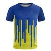 Футболка с цветным полосатым узором для мужчин, футболки с геометрическим рисунком и 3D-принтом, повседневные футболки унисекс с коротким рукавом и круглым вырезом, спортивные футболки