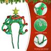 Christmas Party Inflatable Ring Toss Game Xmas Tree Shaped Headband Ring Toss Toy Holiday Party Favors for Adults And Kids
