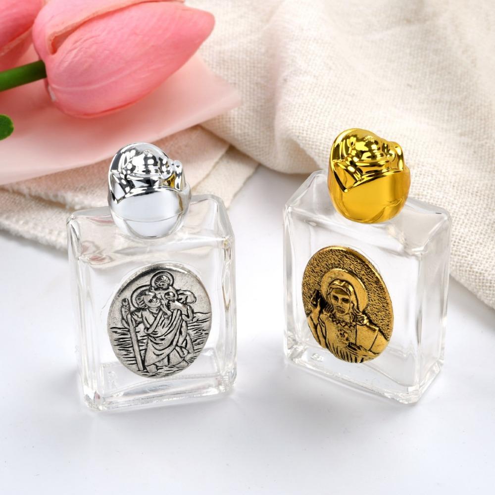 1 шт. Святая вода Священное Сердце Иисус Бутылка Религиозный крест Бутылка христианская скульптура Бутылка Святая вода