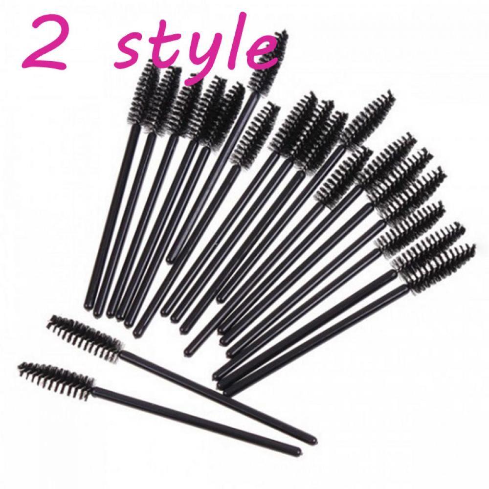 50pcs Mini Beauty Cosmetic Lip Disposable Eyelash Brushes Mascara Wands