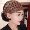 Summer Breathable Mesh Lace Turban Cap for Women