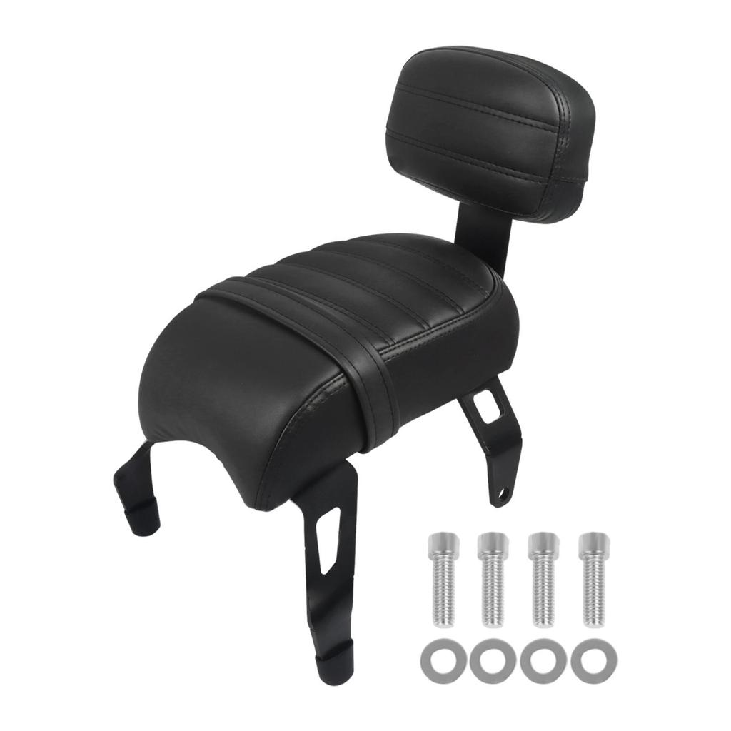 Заднее пассажирское сиденье мотоцикла со спинкой, простая установка запасной части, удобные аксессуары, прямая замена подушки сиденья
